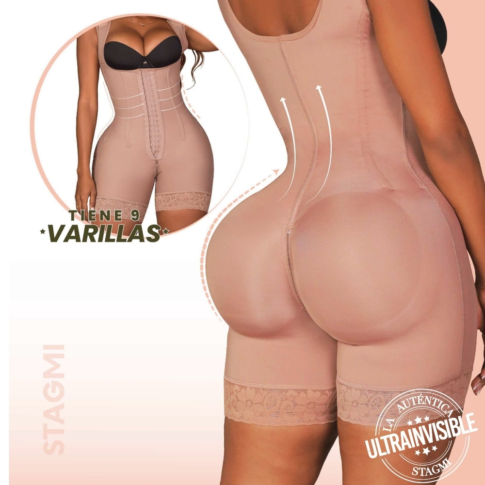 FAJA EFECTO LIPO INSTANTANEO LA VOLUPTUOSA SMI7143 Stagmi FullBody Shaper Girdle - Picture 16 of 17